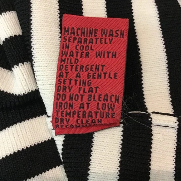 🖤 Venini Black & White Striped Sweater | Size XL 🖤 - Picture 5 of 5